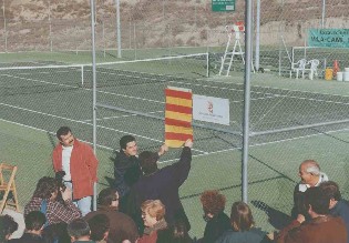 Inauguració pistes de tennis